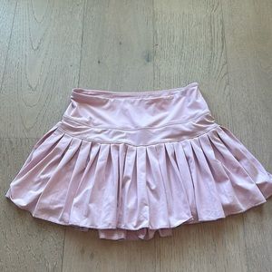 Gold Hinge | Women’s Light Pink Pleated Mini Tennis Skirt Size S Small Skort
